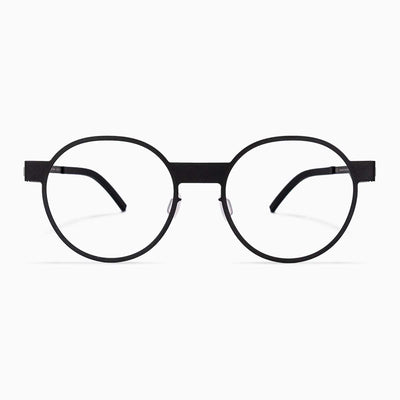 #2.2 Oval Black Glasses Comfort Functional Innovation Metal Quality number 2 number two Asian-fit Low-bridge fit Low-nose fit low nose bridge Low-bridge Screwless Zero-screw#color_black