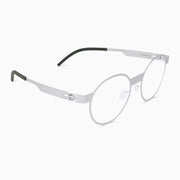 #2.2 Oval Silver Glasses Comfort Functional Innovation Metal Quality number 2 number two Asian-fit Low-bridge fit Low-nose fit low nose bridge Low-bridge Screwless Zero-screw#color_silver