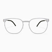 #2.3 Square Silver Glasses Comfort Functional Innovation Metal Quality number 2 number two Asian-fit Low-bridge fit Low-nose fit low nose bridge Low-bridge Screwless Zero-screw#color_silver
