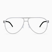 #2.4 Aviator Silver Glasses Comfort Functional Innovation Metal Quality number 2 number two Asian-fit Low-bridge fit Low-nose fit low nose bridge Low-bridge Screwless Zero-screw#color_silver